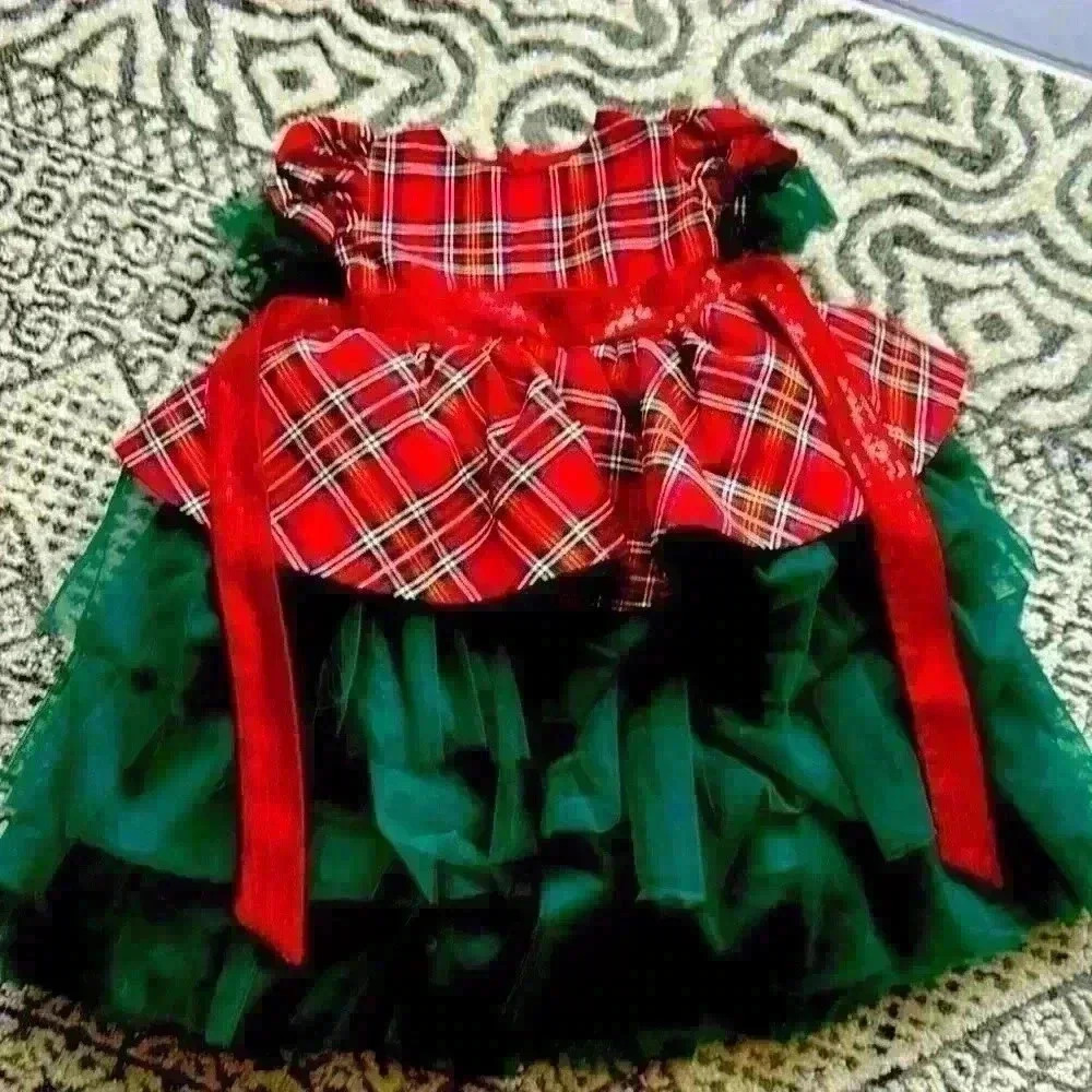 Custom made in Ukraine by hand holiday dress size 2T